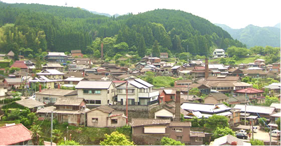 波佐見の風景