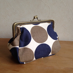 大人ドット がま口