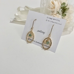 シトリン×アベンチュリン ピアス/イヤリング