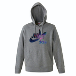 [【送料無料】【新品】ナイダス コスモ柄 メンズ スウェット プルパーカー パロディ おもしろ グレー プレゼント