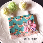 鳥さんとお花♡移動ポケット