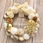 送料込み♡ 毛糸玉のクリスマスリース ♡ LLサイズ