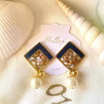 竜宮城のステンドグラス *ネイビー*