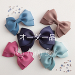 【オーダー品】ファー付きリボンのバッグチャーム🎀