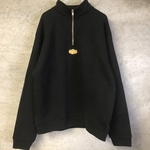 SeeTheE オーバーサイズ ハーフジップトレーナー