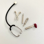 ミニチュア ドール用聴診器セット