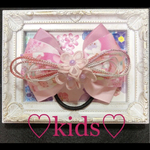 SALE No.70キッズ用 和柄ヘアゴム ♡