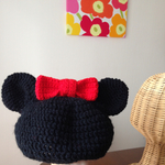 【再販売】リボン付き♡くま耳帽子