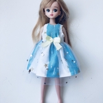 リカちゃん 服 ワンピース チュール 星