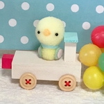 小鳥ちゃんとカートのセット☆ぶるう☆