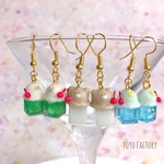 《受注生産》クリームソーダのピアス