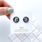 ♢silver navyピアス/イヤリング♢