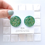 ♢driedflower vintage greenピアス/イヤリング♢