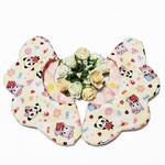 ★送料無料★2枚セット★スタイ/よだれかけ~360度、女の子、男の子、メルヘン、レトロ、うさぎ、ピンク~