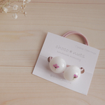 コロンと可愛いお花のキッズヘアゴム𖧷2個セット