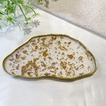 アゲートスライス アクセサリートレイ ゴールド&パール④