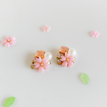 🌸桜ビジューピアス✧*