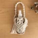 マクラメ・スプレーボトル付きケースホルダー(麻×天然コットン)