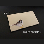小さな表札 すずめさん 15センチ