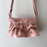 🍒生地 子供フリル付きポシェット