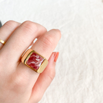 NEW□大ぶりペイントリング-12