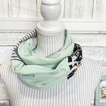 ★sale★ ハルノカオ 21265 春 夏 秋 スヌード ストール スカーフ マフラー 大人 くすみカラー ミントグリーン