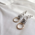 【20%OFF】mixed color ring pierce/earring