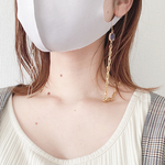 NEW□mask chain(ゴールド×パープル)