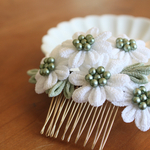 初夏の花の髪飾り 【浴衣】【卒業式】【成人式】