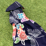 『浴衣生地👘藍色に舞う蝶🦋』