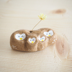 小さな一輪挿し*なかよしかぞくふくろう