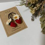 ベビー/キッズ いちごと花のヘアゴム