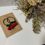 送料無料 ベビー/キッズ さくらんぼヘアゴム