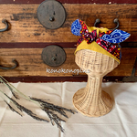 華やかアフリカ布 色々な巻き方ができる ターバン