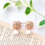 ♢driedflower wood pearlピアス/イヤリング♢