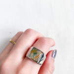 NEW□大ぶりペイントリング-片道切符