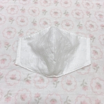 息がしやすい裏地 かわいいレースマスク 大きめ 夏マスク