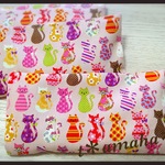 玄米カイロ*カラフルねこ・ピンク☆温活