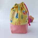 コップ袋 お家 ほのぼの 女のコ 小物入れ 歯ブラシ入れ