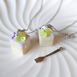 ラベンダーケーキのネックレス【夏期限定】