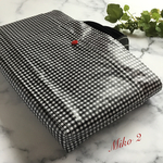 バッグインバッグ チェック(ブラック×レッド)