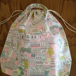 再販☆お着替え袋(おうち柄)