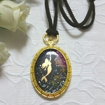月夜に導かれて♫レジン♡ネックレス マーメイド NN 008
