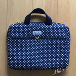 ノートパソコン用バッグ(ドット×小花)