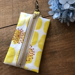 ランドセルに!リールつきキーケース(square.yellow)