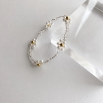 beads flower bracelet
