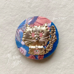 patch “047” 猫のマグネット 13 夏の猫