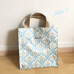 ラミネート ミニトート (ダマスク)