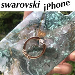 スワロフスキー付iPhone12pro maxケース グリッター  キラキラ 大理石