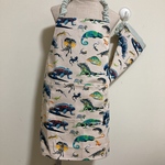 子供用エプロン&三角巾❣️100~130サイズ✨爬虫類